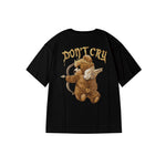 "Don't Cry" High Graded Odell Fabric Oversized Tee 2586