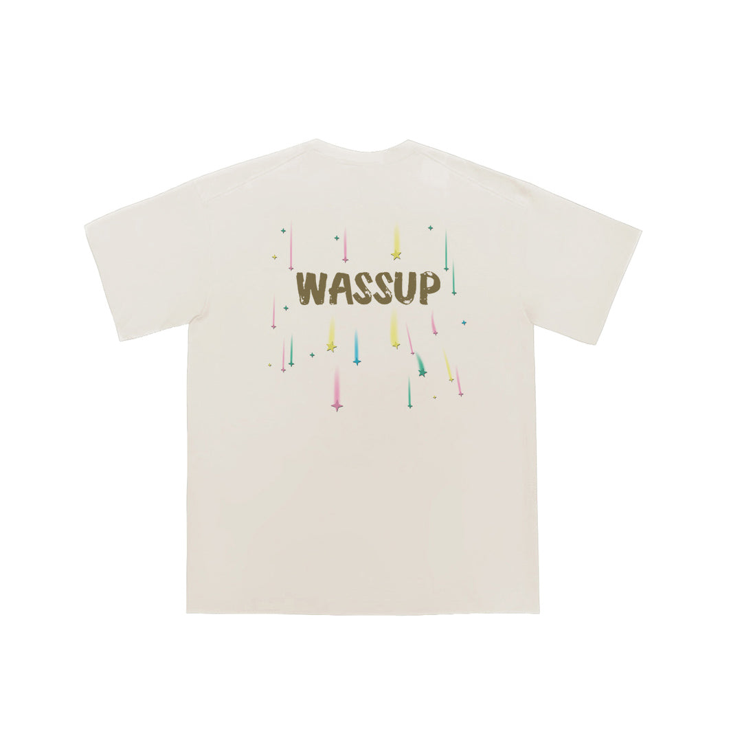 "Meteor Wassup" Oversized Tee - 2614