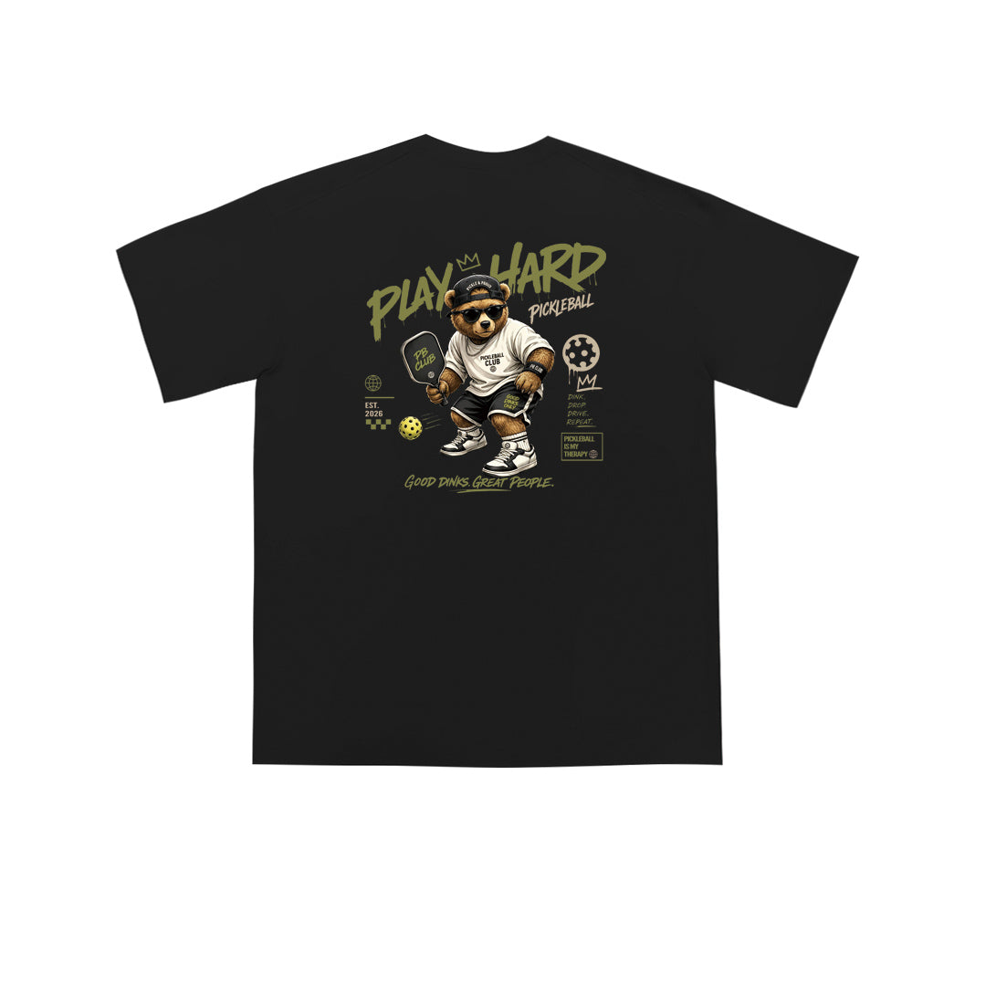"PLAY HARD PICKLEBALL" Oversized Tee - 3841