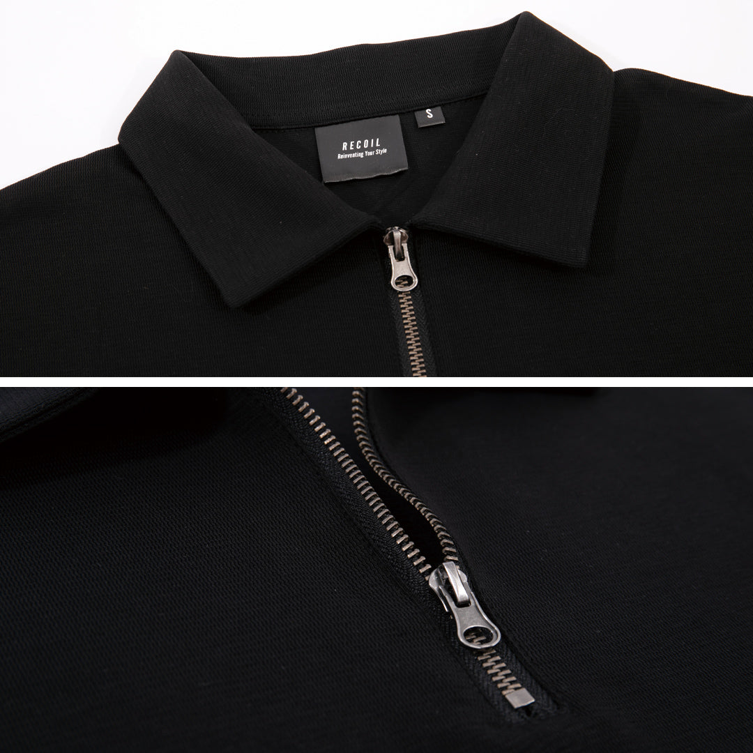 Zipper Polo T-Shirt 4035