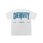 "Start Creativity" Drop-Shoulder Oversized Tee - 2687