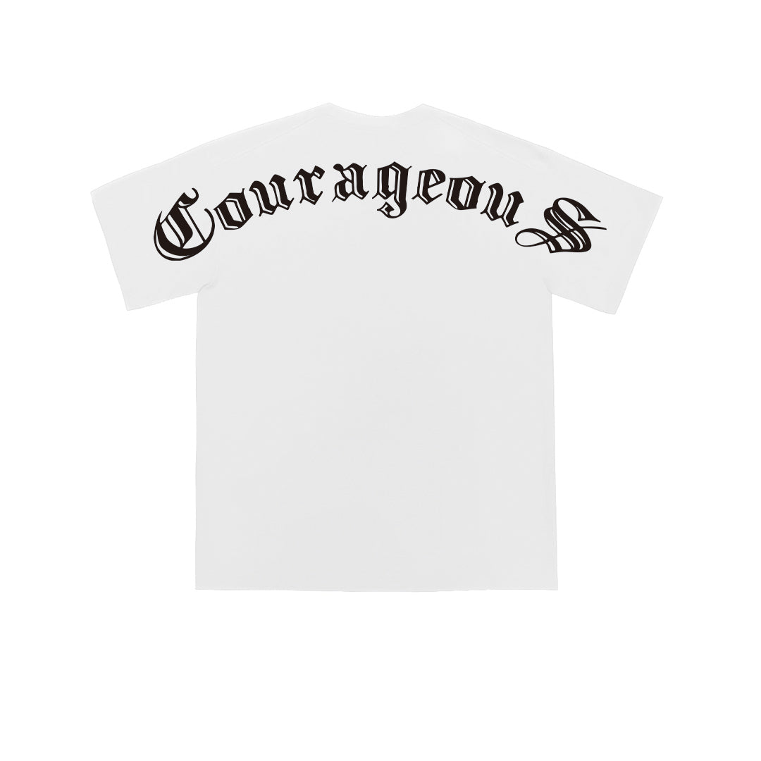 ”Courageous" Oversized Tee -3703