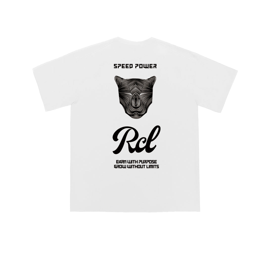 “SPEED POWER” Oversized Tee -3879