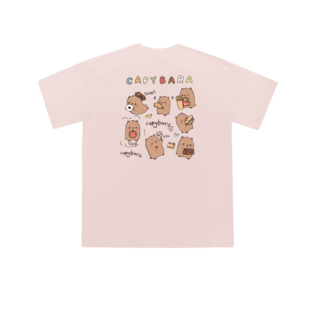 "CUTE CAPYBARA" Oversized Unisex Kids T-Shirt - 36751