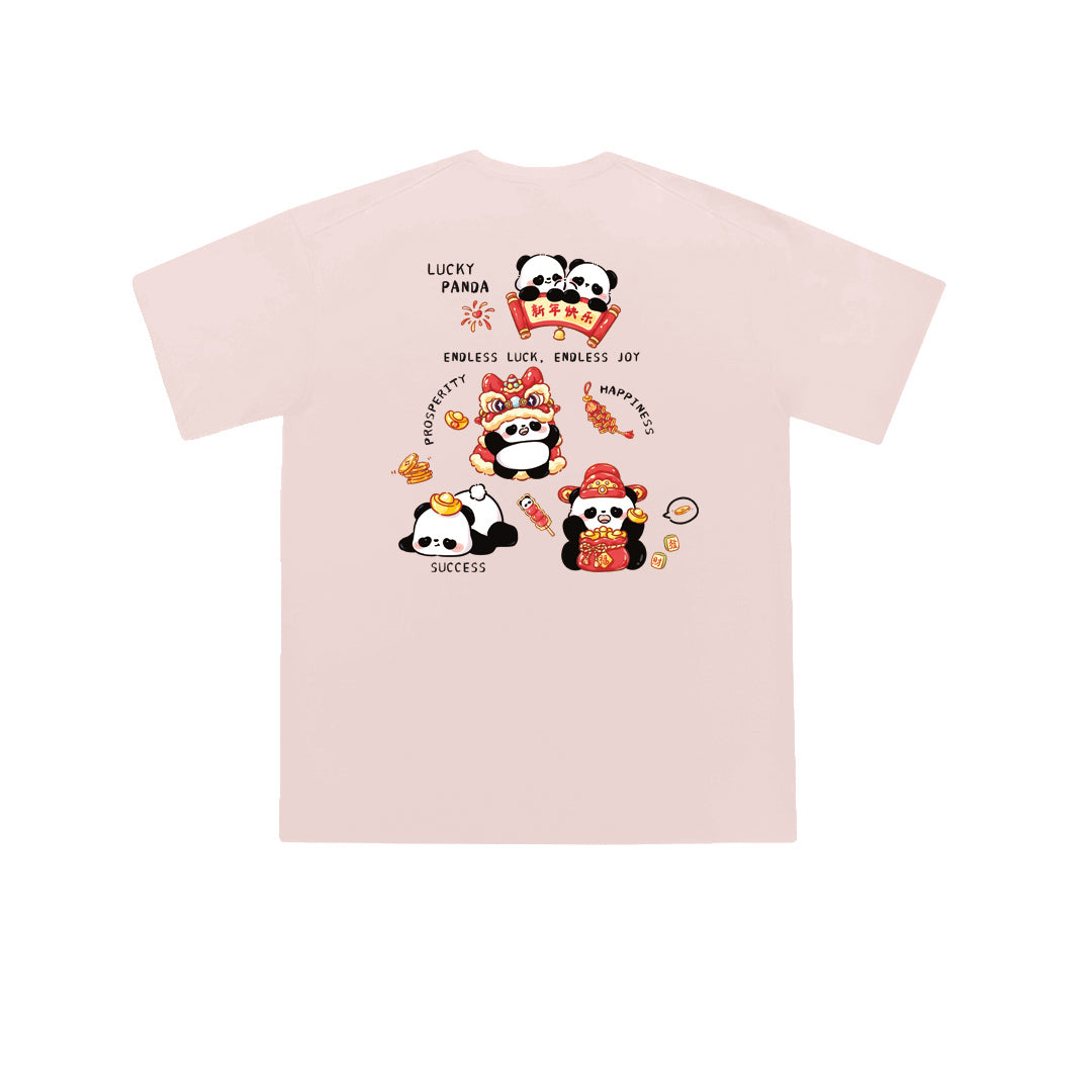 ”PANDA NEW YEAR" Oversized Tee - 3585