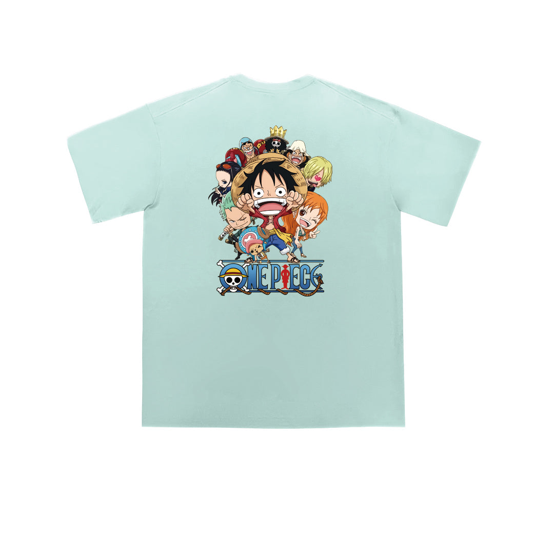 ”麦わらの一味" Oversized Tee - 3596