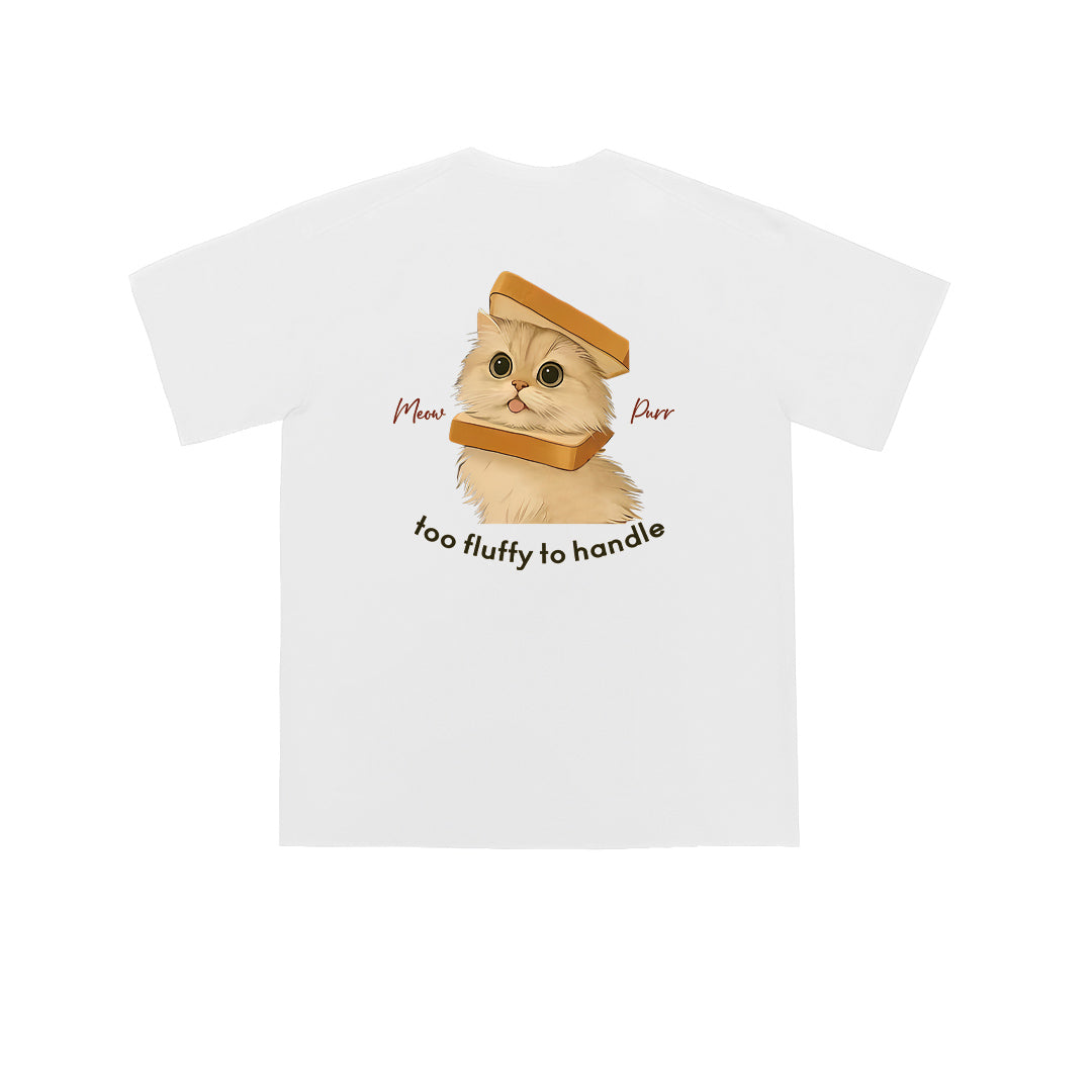 "Meow" Oversized Tee - 3591