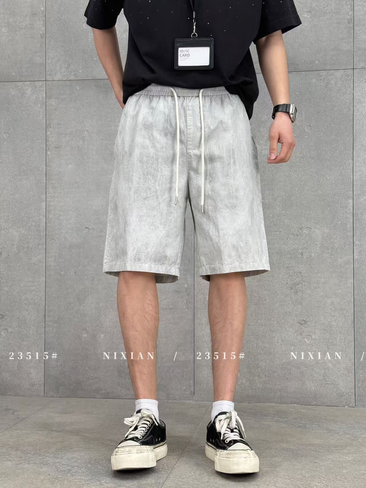 Grey Cargo Shorts 23515