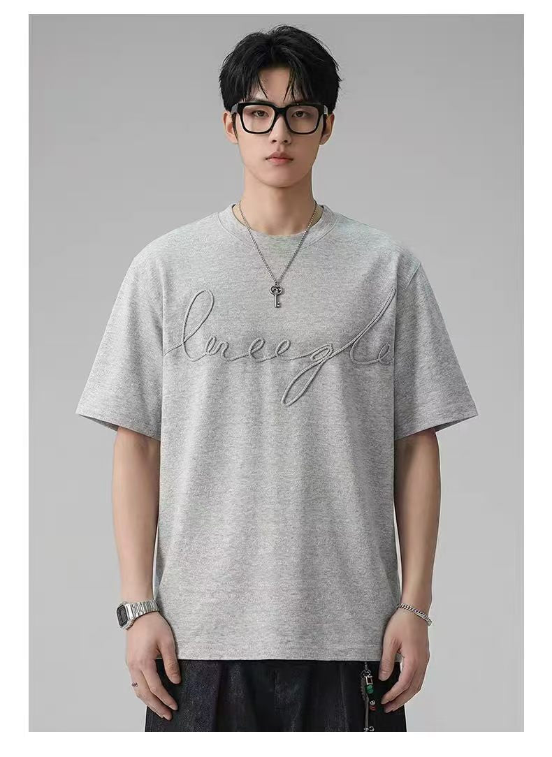 Grey Oversized Tee -26181