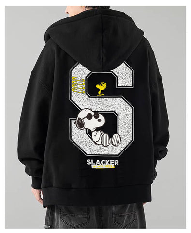 "Snoopy" High Graded Odell Fabric Hoodie Available in 2 Colors 7049