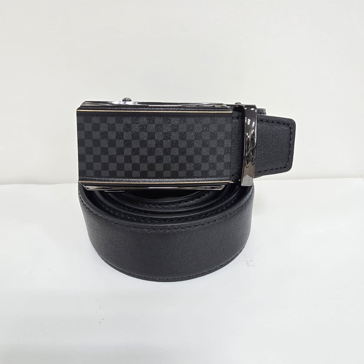 Black Leather Auto Belt B2