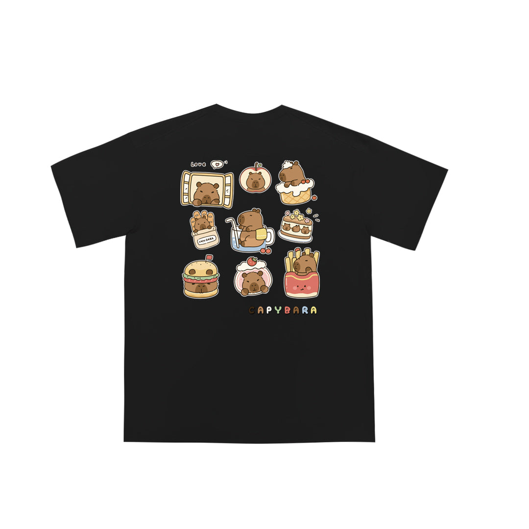 "Capybara-themed" Oversized Tee - 2103