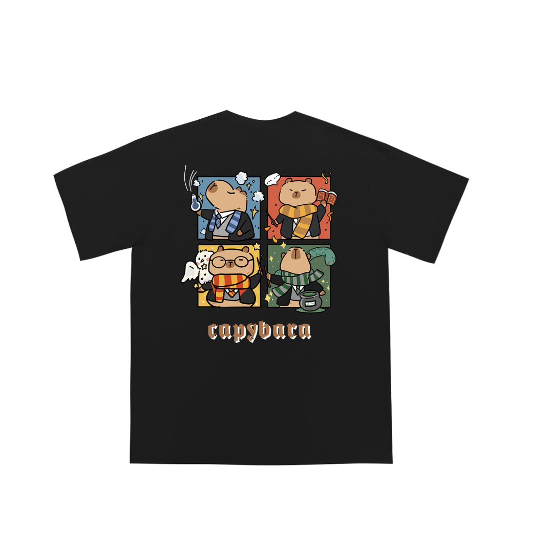 "Wizard Capybaras" Oversized Tee - 2104