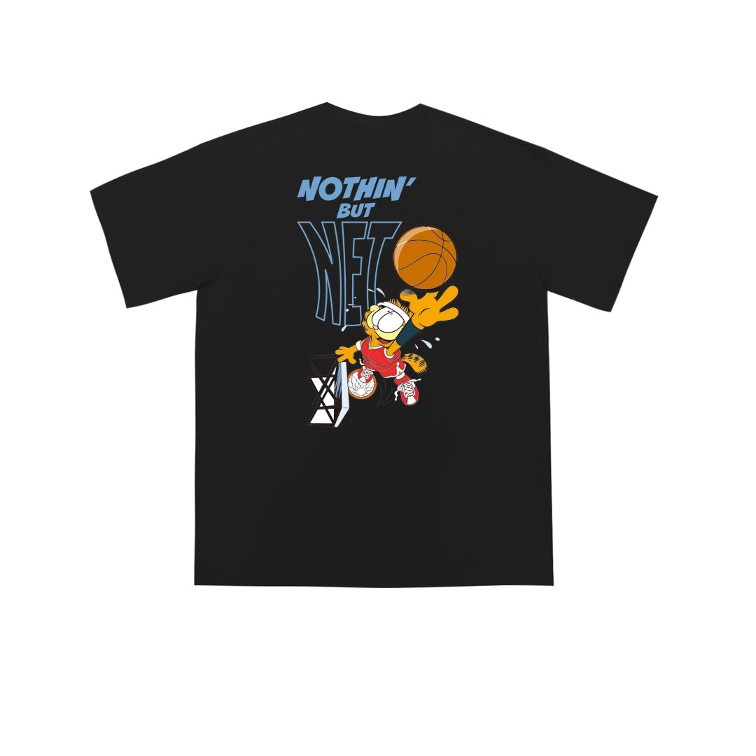 "NOTHIN BUT NET" GARFIELD Oversized Tee - 3641