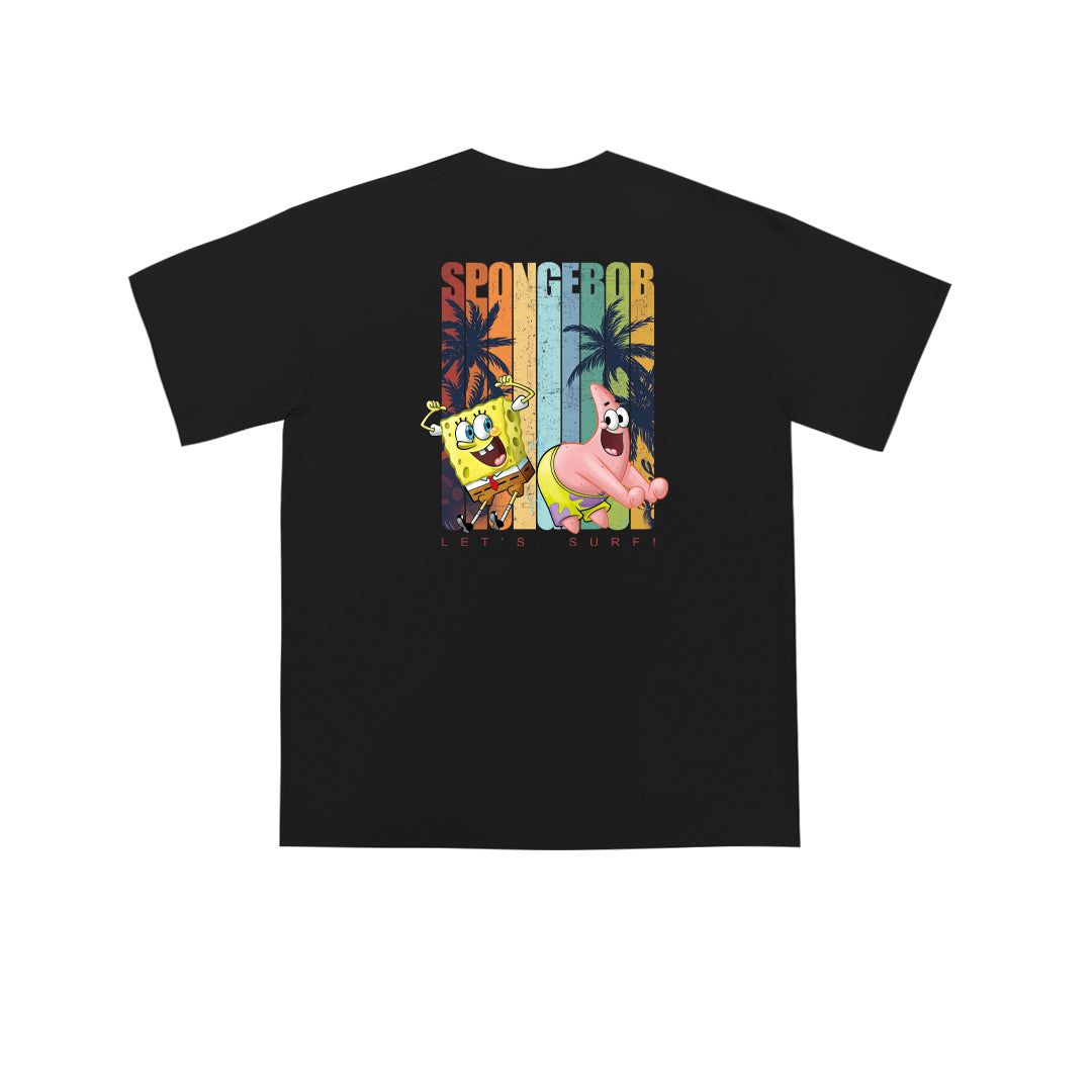 ”SBSP-let's surf!" Oversized Tee -3752
