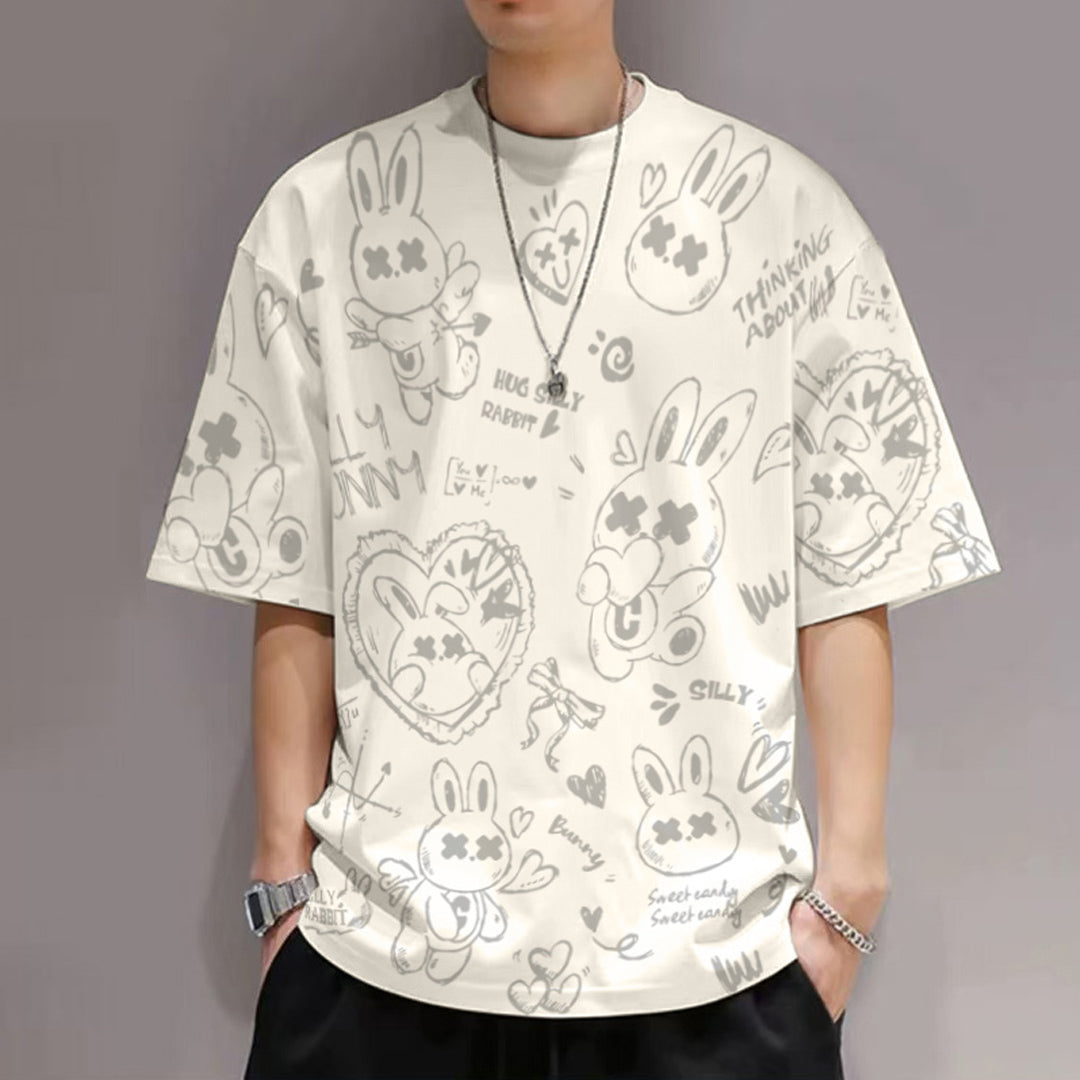 "SILLY BUNNY" Oversized Tee - 3547