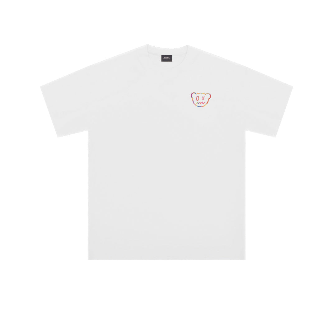 ”BEAR GOOD VIBES ONLY" Oversized Tee -3747