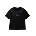 "STARS" High Graded Odell Fabric Reflective Print Oversized Tee 2520