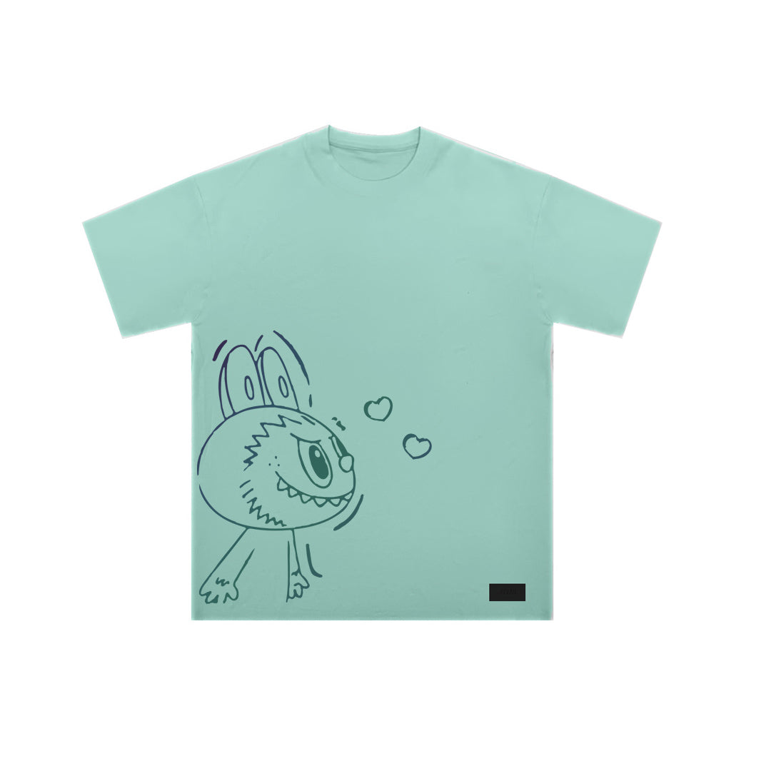 "Hi Labubu" Oversized Unisex Kids T-Shirt 20711