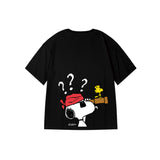 "Pirate Snoopy" High Graded Odell Fabric Print Oversized Tee 2639