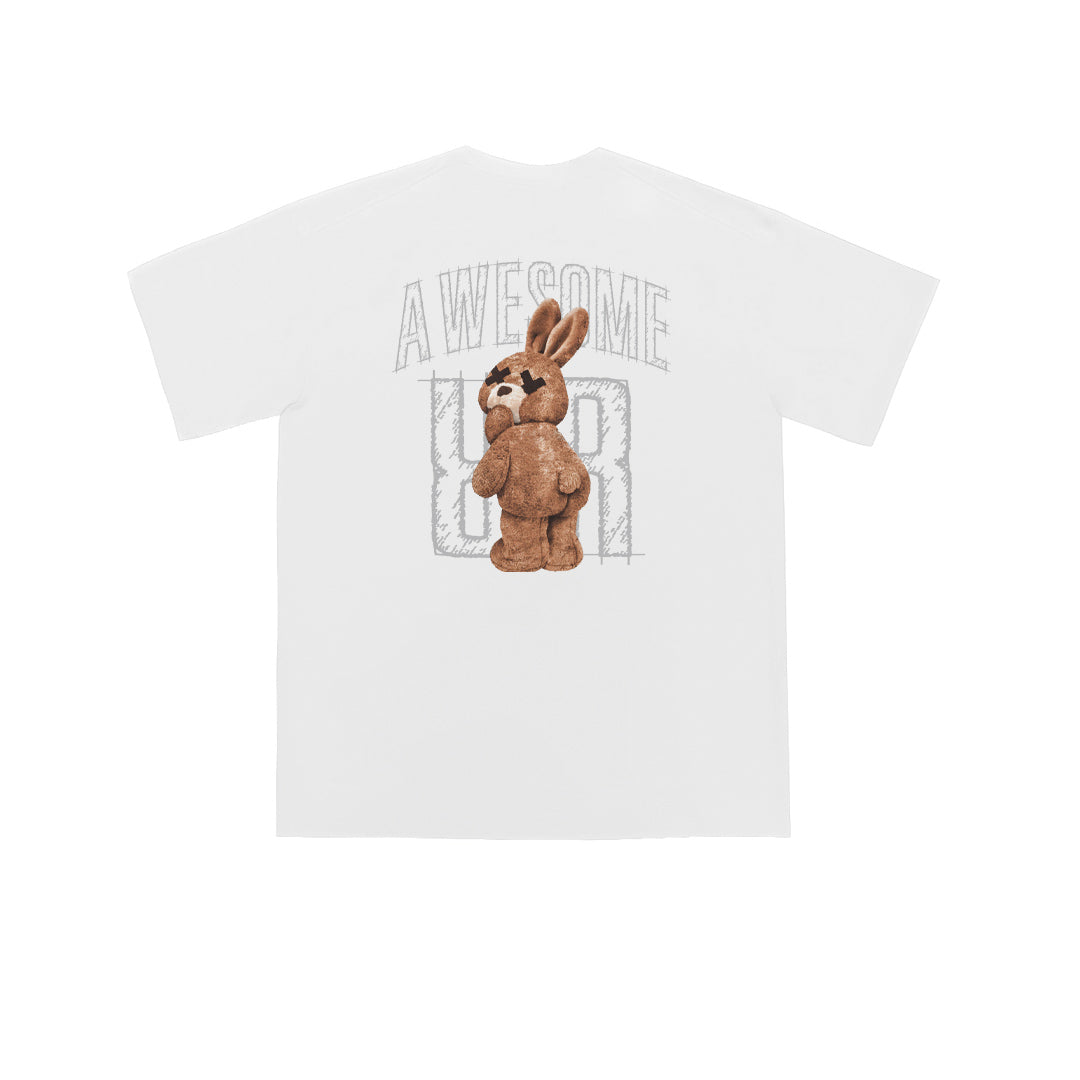 "AWESOME BUNNY" Oversized Unisex Kids T-Shirt - 37441