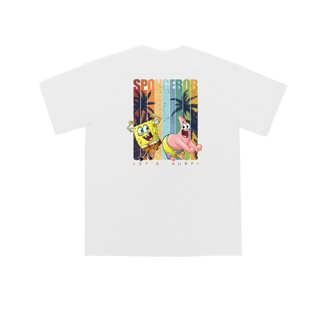 ”SBSP-let's surf!" Oversized Tee -3752