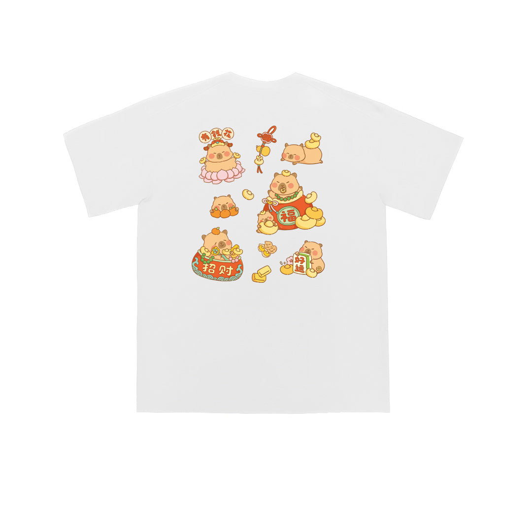 "GOOD LUCK" Oversized Tee - 3657