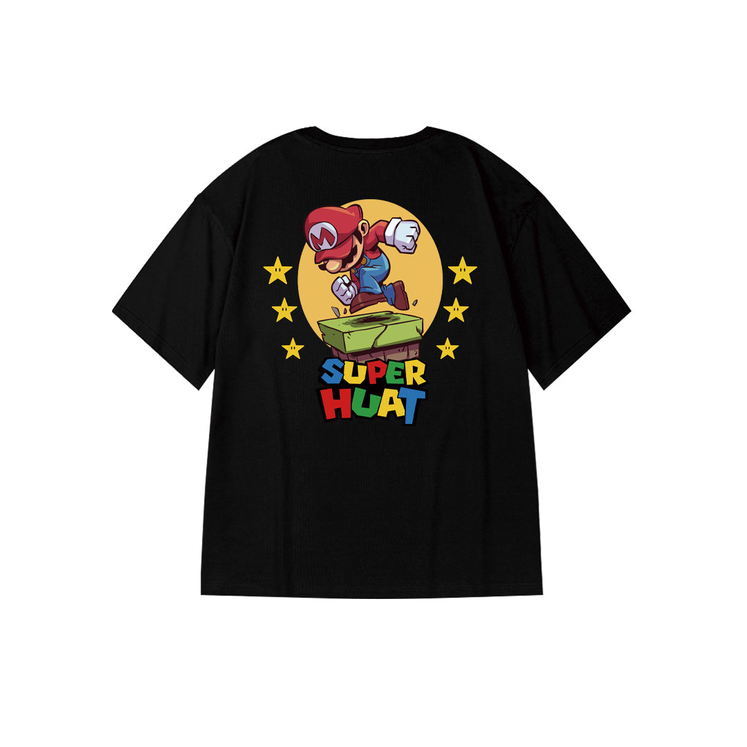 "SUPER HUAT" Oversized Tee - 2959