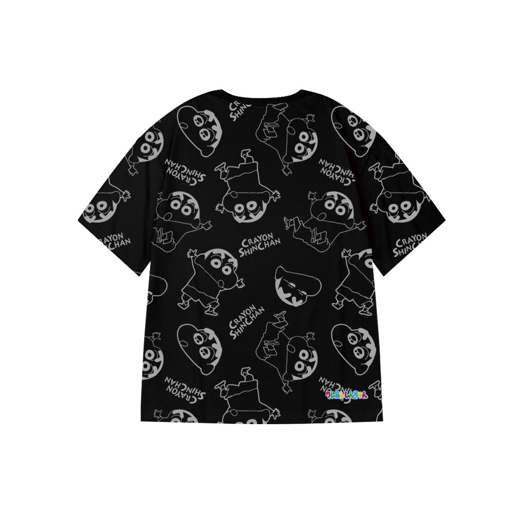 "Shin-Chan" Graffiti Oversized Tee - 2979