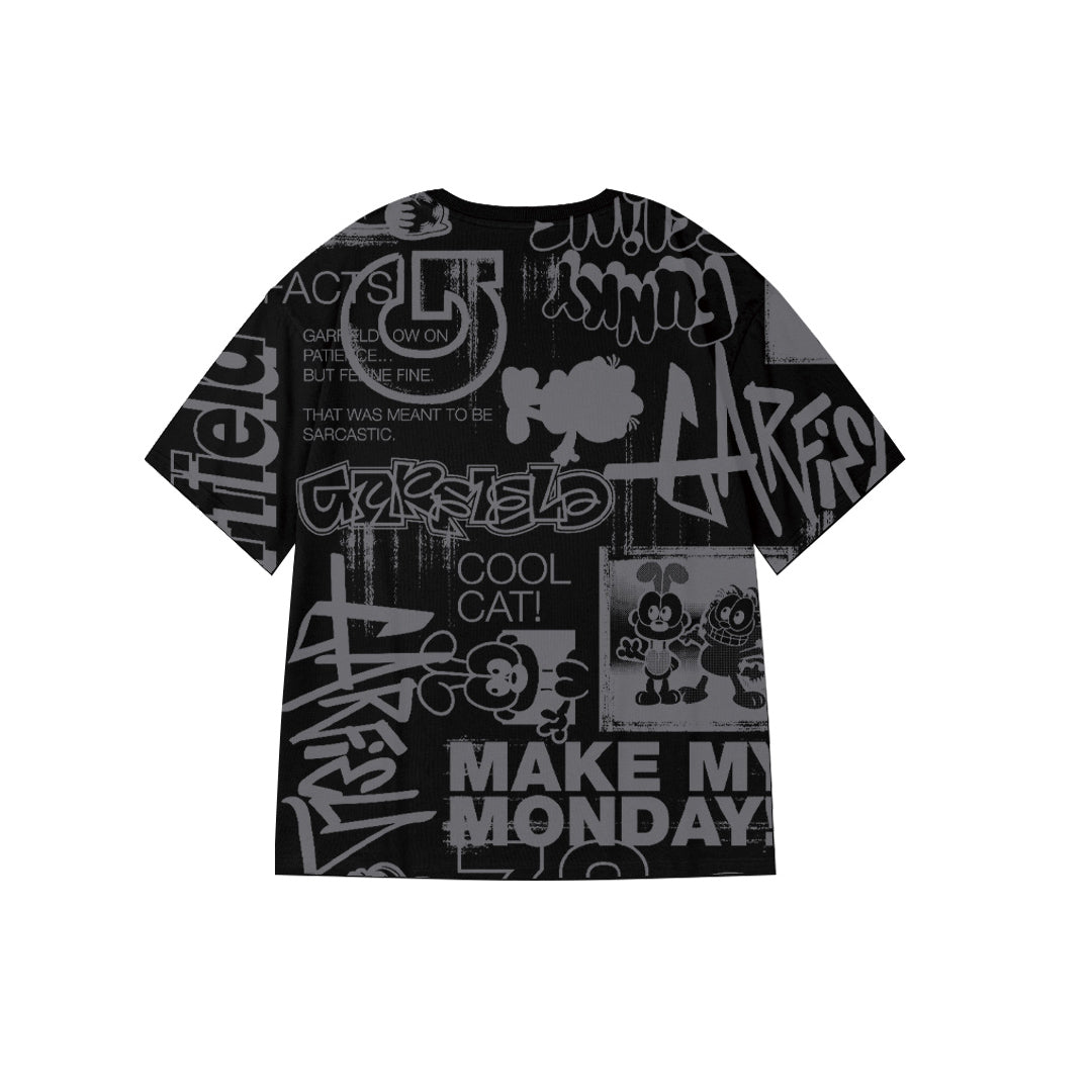 "Garfield Garfield" Oversized Tee - 2525