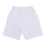 White Jogger Shorts 8119