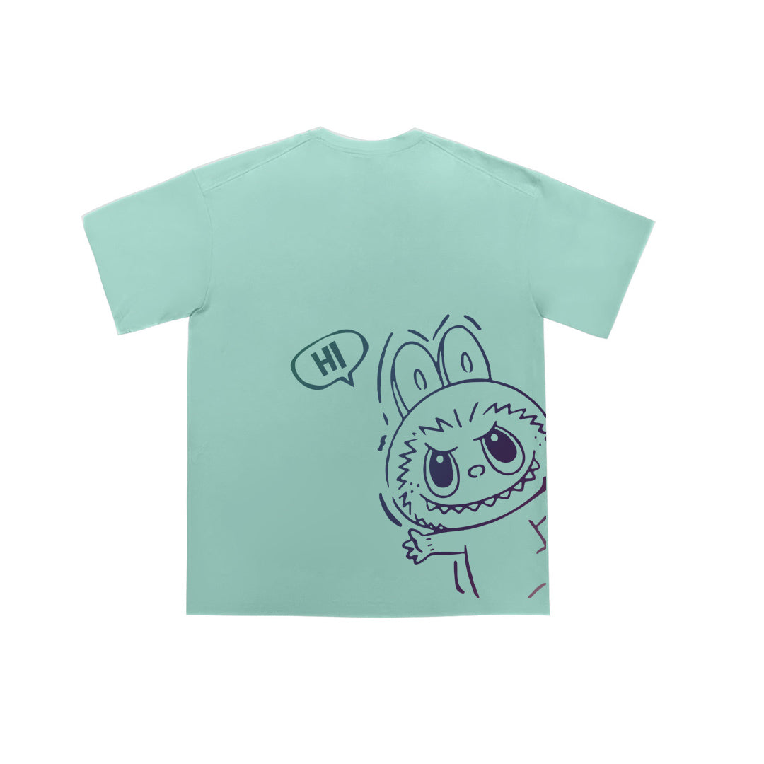 "Hi Labubu" Oversized Unisex Kids T-Shirt 20711