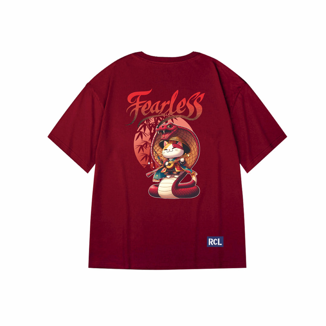 "FEARLESS" Oversized Tee - 2992