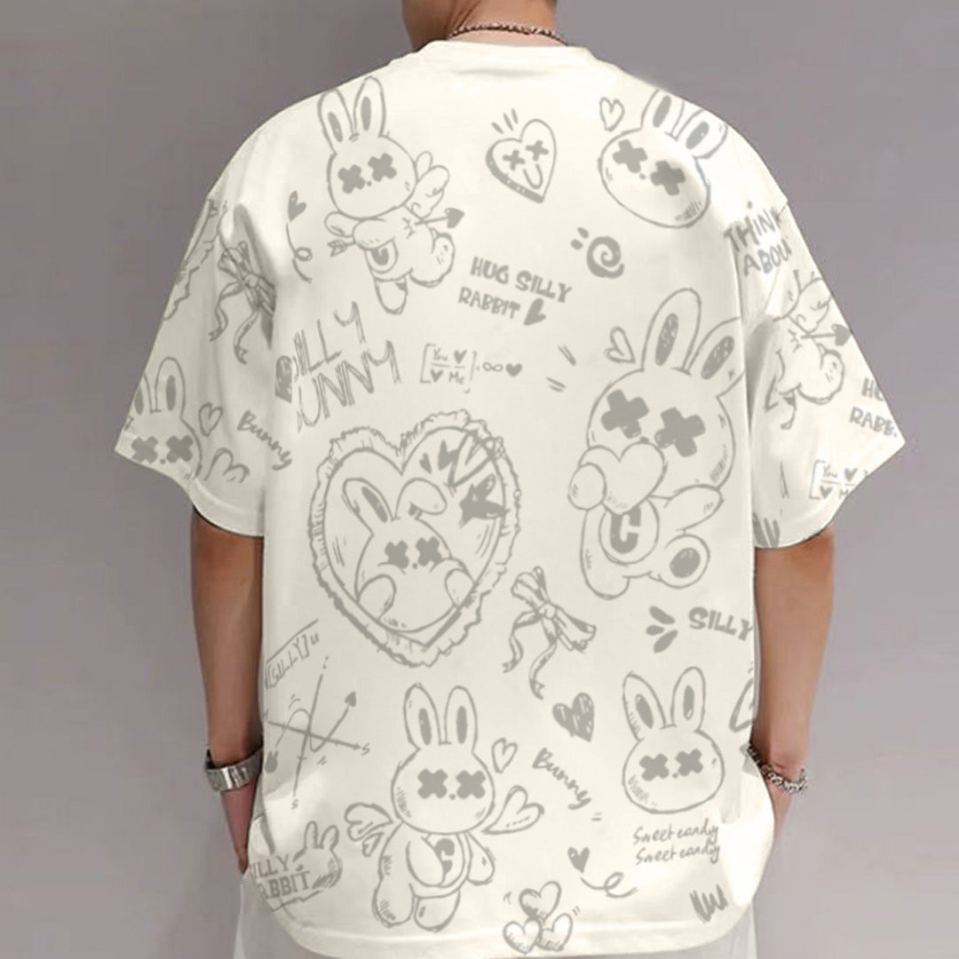 "SILLY BUNNY" Oversized Tee - 3547