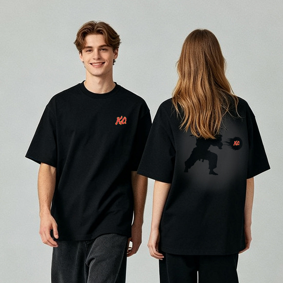 "KO" Oversized Tee - 3864