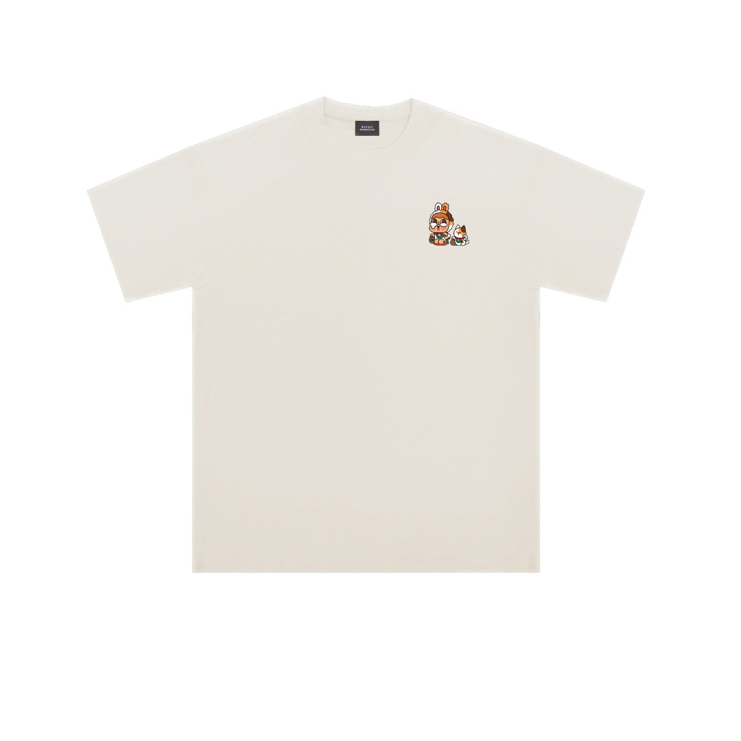 ”CRY BABY 发" Oversized Tee - 3618