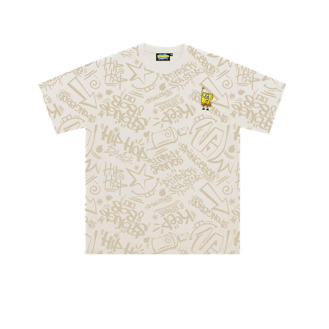 "HIP HOP" SpongeBob SquarePants Oversized Tee - 3647