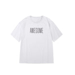 "Flipping Awesome" High Graded Odell Fabric Print Oversized Tee 2489