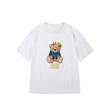 "LIVE LIKE A KING" High Graded Odell Fabric Print Oversized Tee 2523