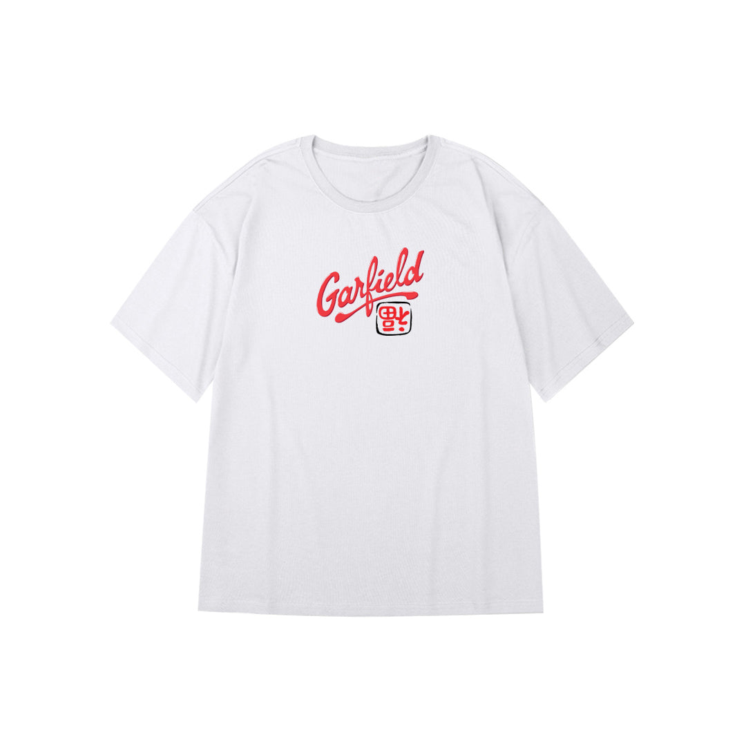 "福 Garfield" High Graded Odell Fabric Oversized Tee 2725