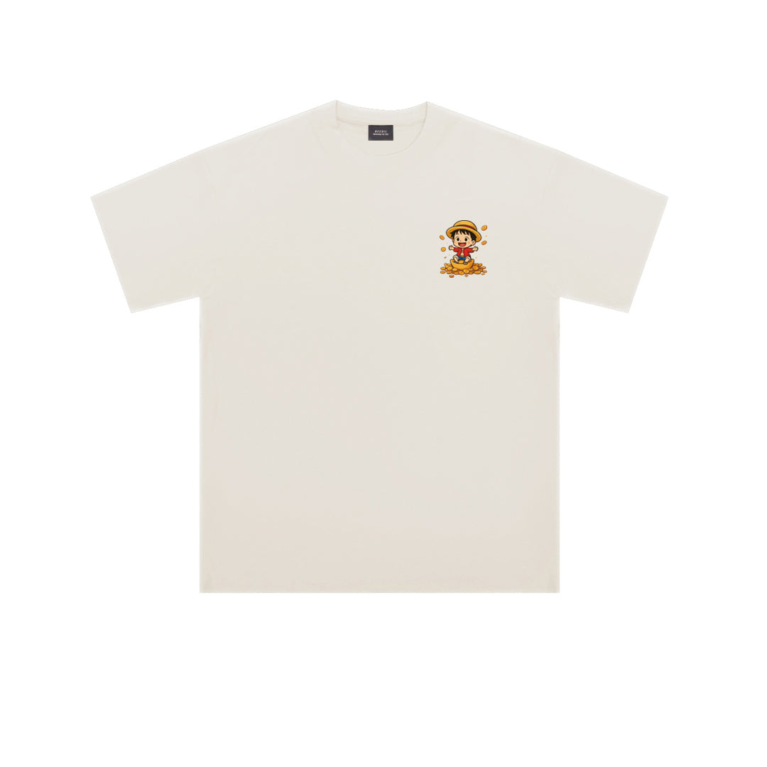 ”暴富" Oversized Tee - 3667