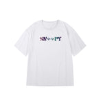 "Snoopy" High Graded Odell Fabric Reflective Print Oversized Tee 2773