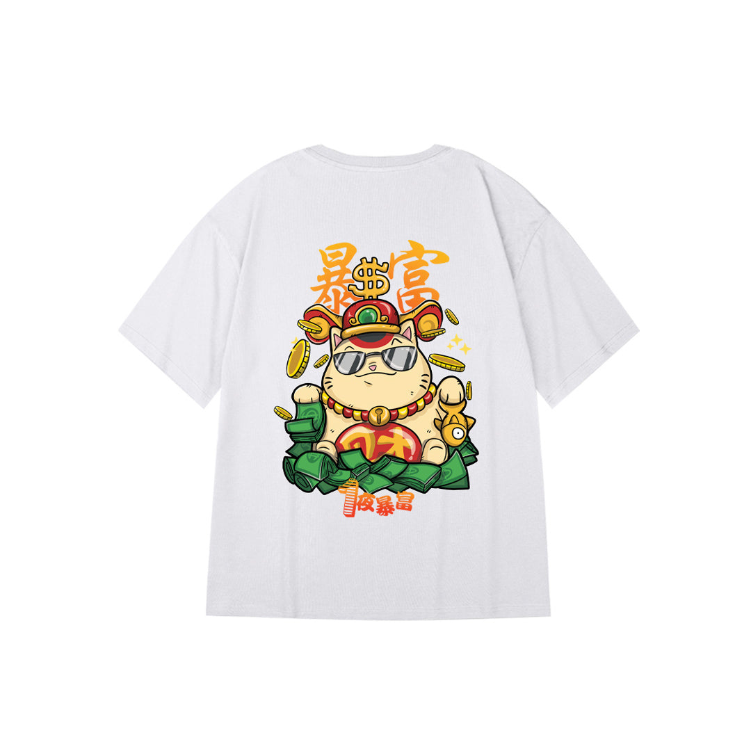 "一夜暴富 Rich Overnight" Oversized Unisex Kids T-Shirt 27301