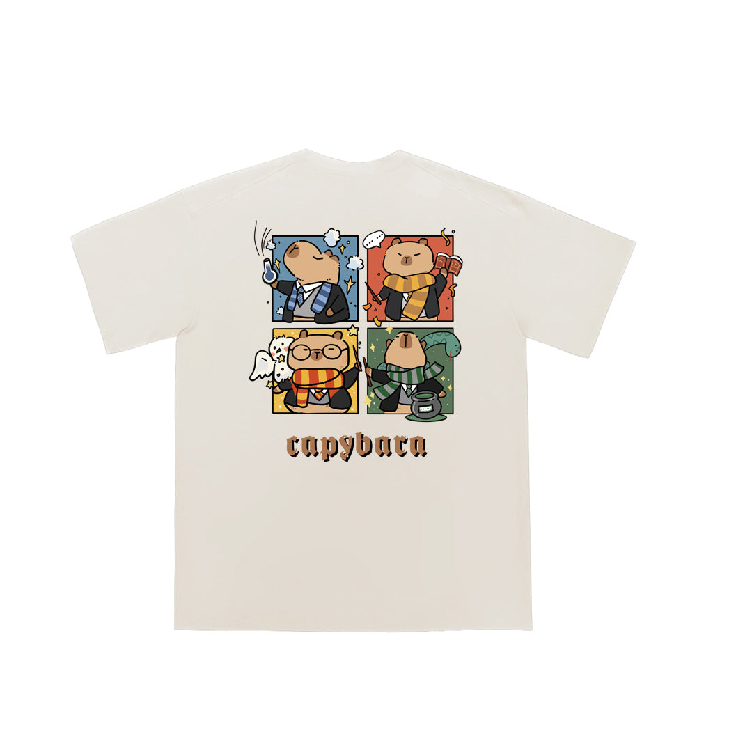 "Wizard Capybaras" Oversized Tee - 2104