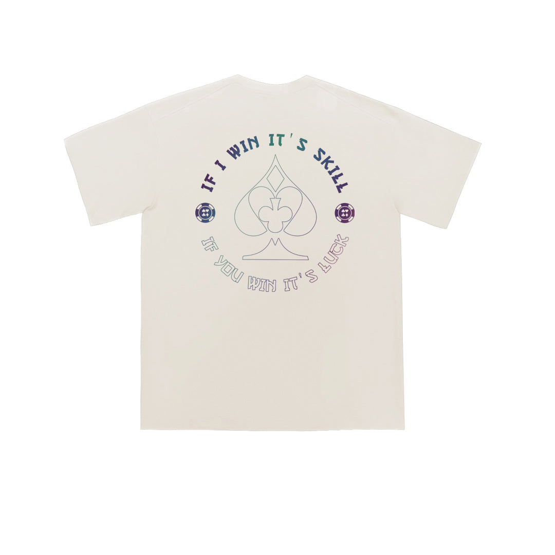 ”IF I WIN IT‘S SKILL" Oversized Tee - 3606