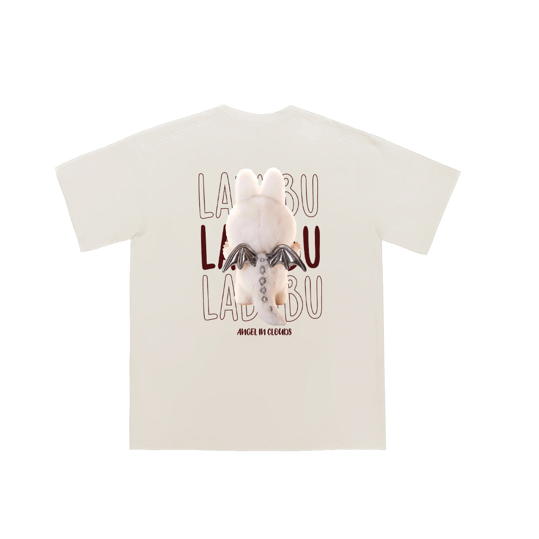 "Labubu Angel in Clouds" Oversized Unisex Kids T-Shirt 20971