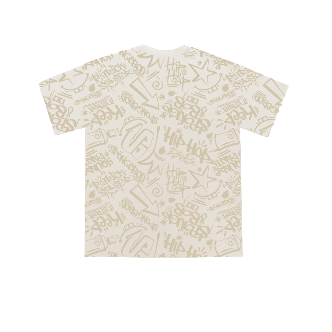 "HIP HOP" SpongeBob SquarePants Oversized Tee - 3647