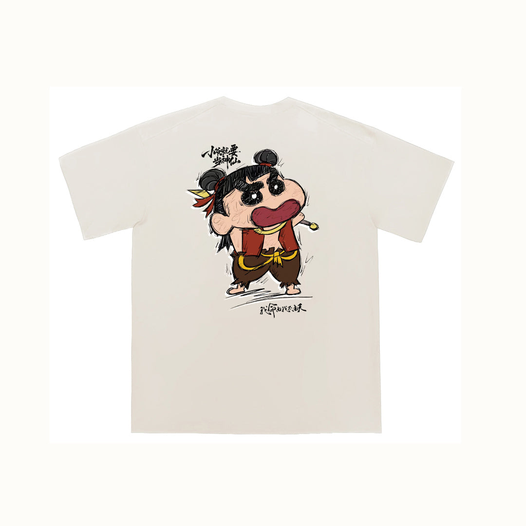 "SHIN-CHAN NEZHA " Oversized Tee - 3598