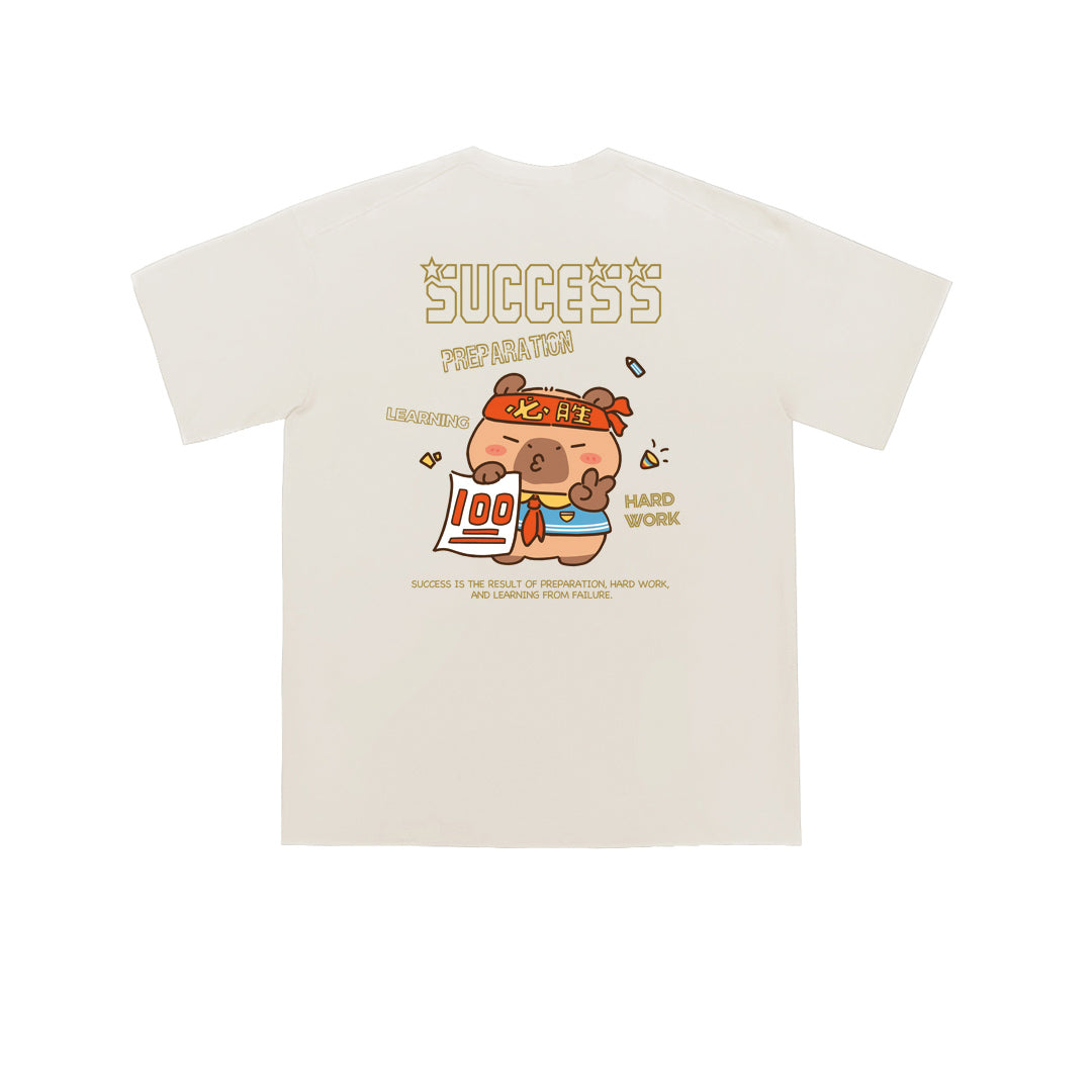 "SUCCESS CAPYBARA" Oversized Unisex Kids T-Shirt - 36741