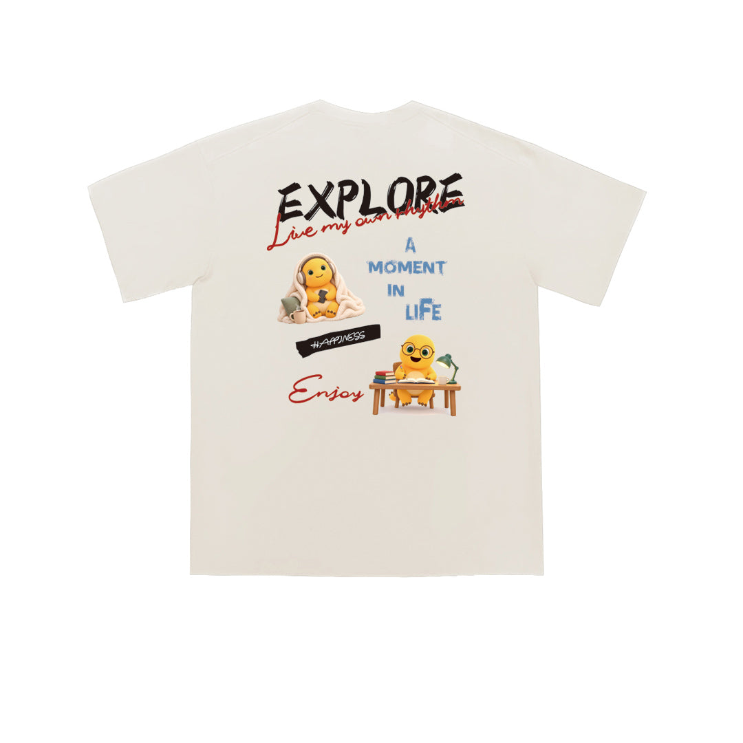 Explore Oversized Tee - 3986